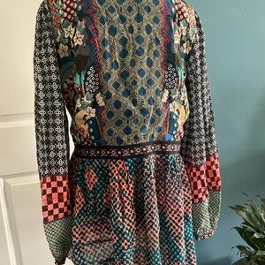 Bhanuni by Jyoti Anthropologie beaded boho top, 1X